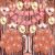 012J - 1st Happy Birthday Decoration Combo - Rose Gold & Pink - Set Of 45