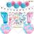 02J - Baby Shower Decoration Combo - Pink & Blue - Set Of 68