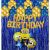 03C - Minion Theme Happy Birthday Decoration Combo - Set Of 50