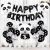 07G - Panda Theme Happy Birthday Decoration Combo - Set Of 39