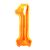 1 Golden Foil Balloon - 30 Inches Number 