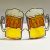 Beer Glass Party Goggle - Yellow