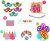 0117A Model - Birthday Decoration Combo Kit - 6 in 1