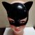 Black Eye Half Face Mask Catwoman Mask