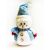 Blue Christmas Snowman - Small