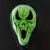 Dracula Teeth Scarry Horror Mask for Halloween - Green Color