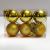 Golden Balls Hanging Ornaments - Medium