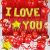 Happy Anniversary Decoration - Red & Gold - Set Of 35