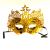 Masquerade Ajooba Eye Mask - Metallic Golden