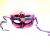 Masquerade Glitter Eye Mask - Metallic Purple