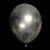 Metallic Balloons Grey - Set of 25 Pcs