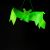 Neon Green Bat Hanging Scary Halloween Decoration