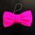 Neon Party Bow Accessories - Pink