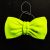 Neon Party Bow Accessories - Yellow