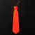 Neon Party Tie Accessories - Orange