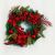 Pine Red Christmas Wreath - Model 100Y
