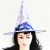 Printed Transparent Witch Caps - Blue