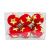 Red Balls With Star Design Premium Christmas Tree Decoration Ornaments