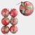 Red Design Balls Christmas Tree Decoration Ornaments