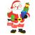 Santa with Gifts Xmas Decoration - Sunboard Banner-Stickers