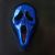 Scream Scarry Horror Mask for Halloween - Blue Color