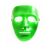 Stoneman Plastic Face Mask - Green