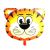 Tiger Animal - Jungle Foil Balloon