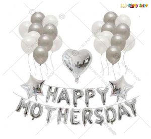 06H - Happy Mother's Day Foil Silver Combo - Set of 48