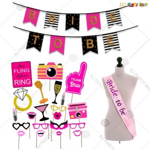 14A - Bride To Be Decoration Combo - Bachelorette Party Decorations
