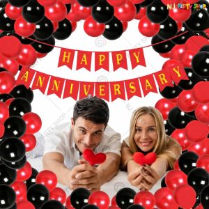 15A - Happy Marriage Anniversary Decoration Combo