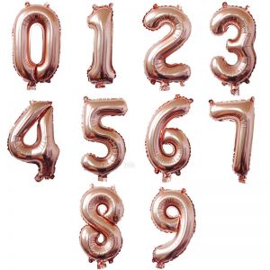 Number Silver Foil Balloons