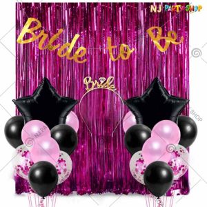 018X - Bride To Be Combo - Bachelorette Party Decorations  - Set of 28