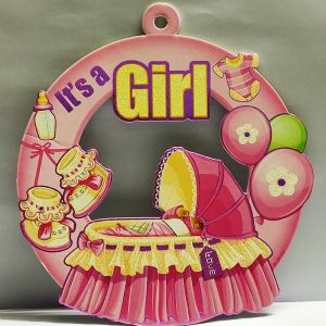 Baby Girl Sunboard Hanging Decoration - Model 1001