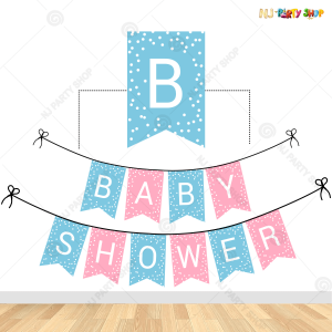 Baby Shower Banner - Blue & Pink