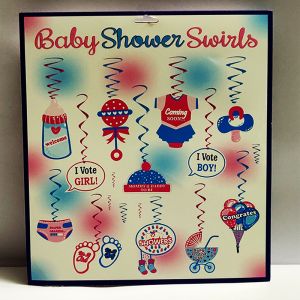 Baby Shower Swirls - Set of 12