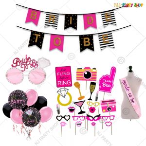 012A - Bride To Be Decoration Combo - Bachelorette Party Decorations