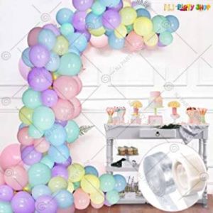 Balloon Arch Decoration Garland Kit - Multi Colour - Set Of 77