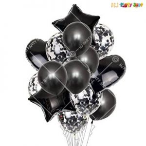 Balloon Combo - Black - Set Of 14