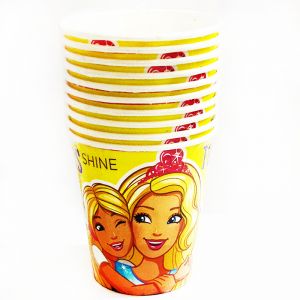 Barbie Theme Paper Cups - Set of 10