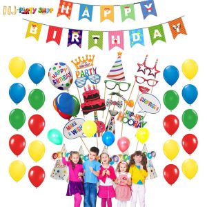 0106A Model - Birthday Decoration Combo Kit - Multi Color