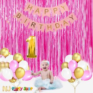 019A Model - Birthday Decoration Combo Kit - Pink 