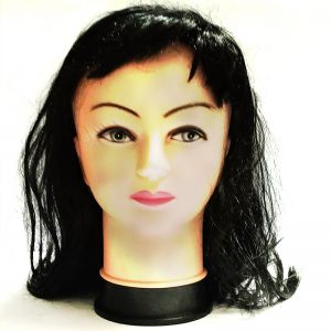 Black Colour Long Straight Hair Wig