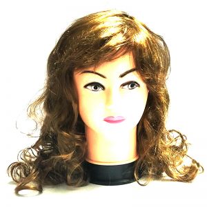 Brown Long Curly Wig