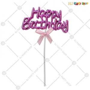 Cake Topper - Pink