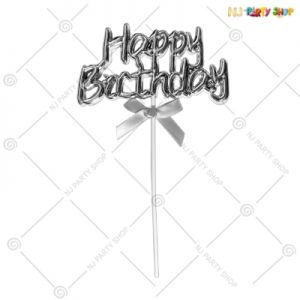 Cake Topper - Silver