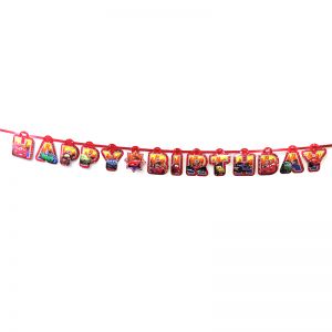 Car Theme Happy Birthday Banner 