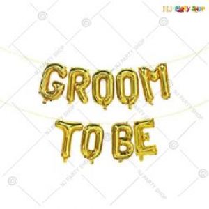 Groom To Be Foil Banner