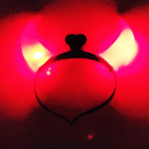 Devil Led Horns - Red