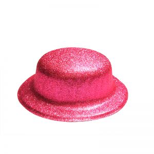 Glitter Party Hats - Pink