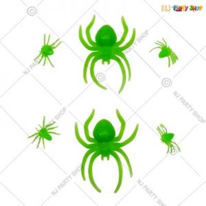 Glow In The Dark Spiders - Halloween Decorations